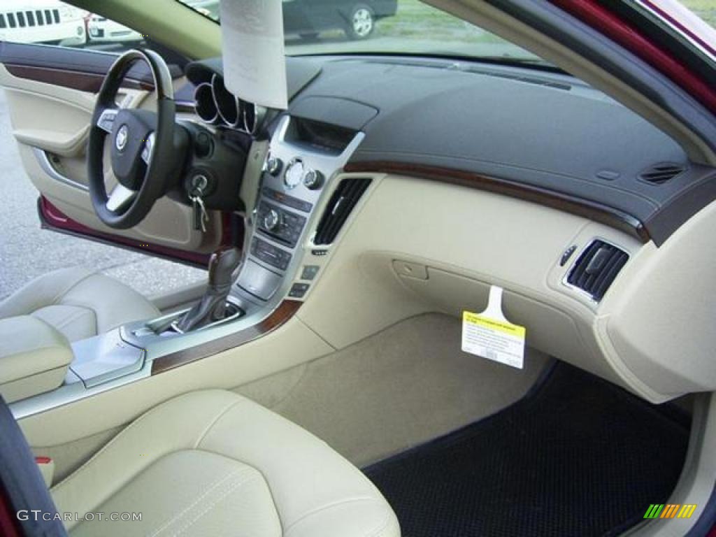 2009 CTS Sedan - Crystal Red / Cashmere/Cocoa photo #12