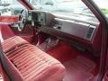 1992 Crimson Red Metallic Chevrolet C/K K1500 Extended Cab 4x4  photo #16