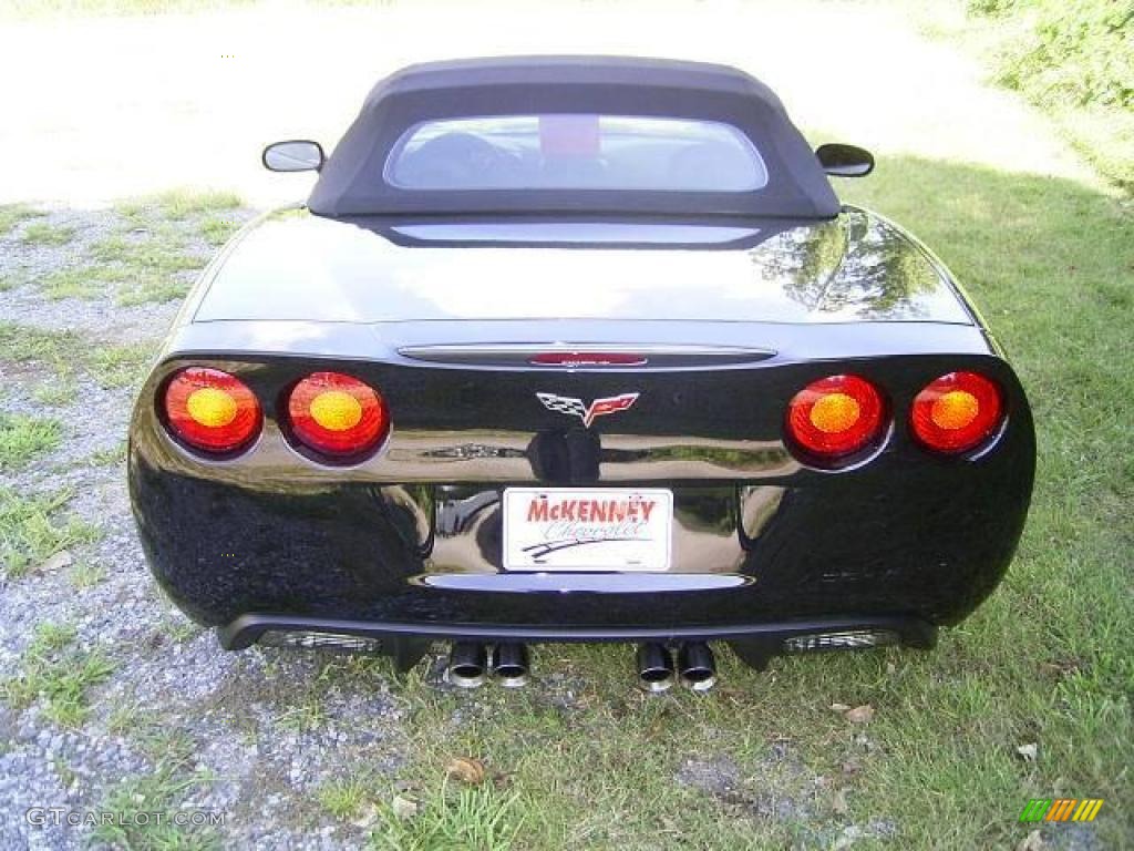 2007 Corvette Convertible - Black / Ebony photo #3