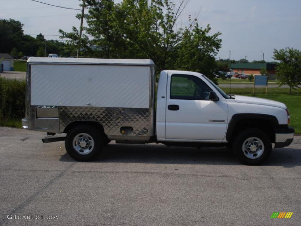 2005 Silverado 2500HD Regular Cab Chassis Catering - Summit White / Dark Charcoal photo #2
