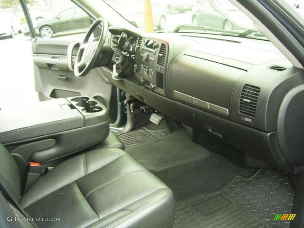 2008 Silverado 1500 LT Extended Cab 4x4 - Blue Granite Metallic / Ebony photo #13