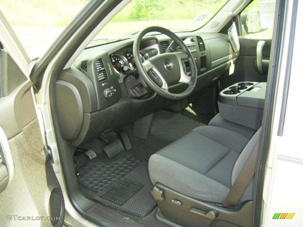 2009 Sierra 1500 SLE Crew Cab 4x4 - Silver Birch Metallic / Ebony photo #25