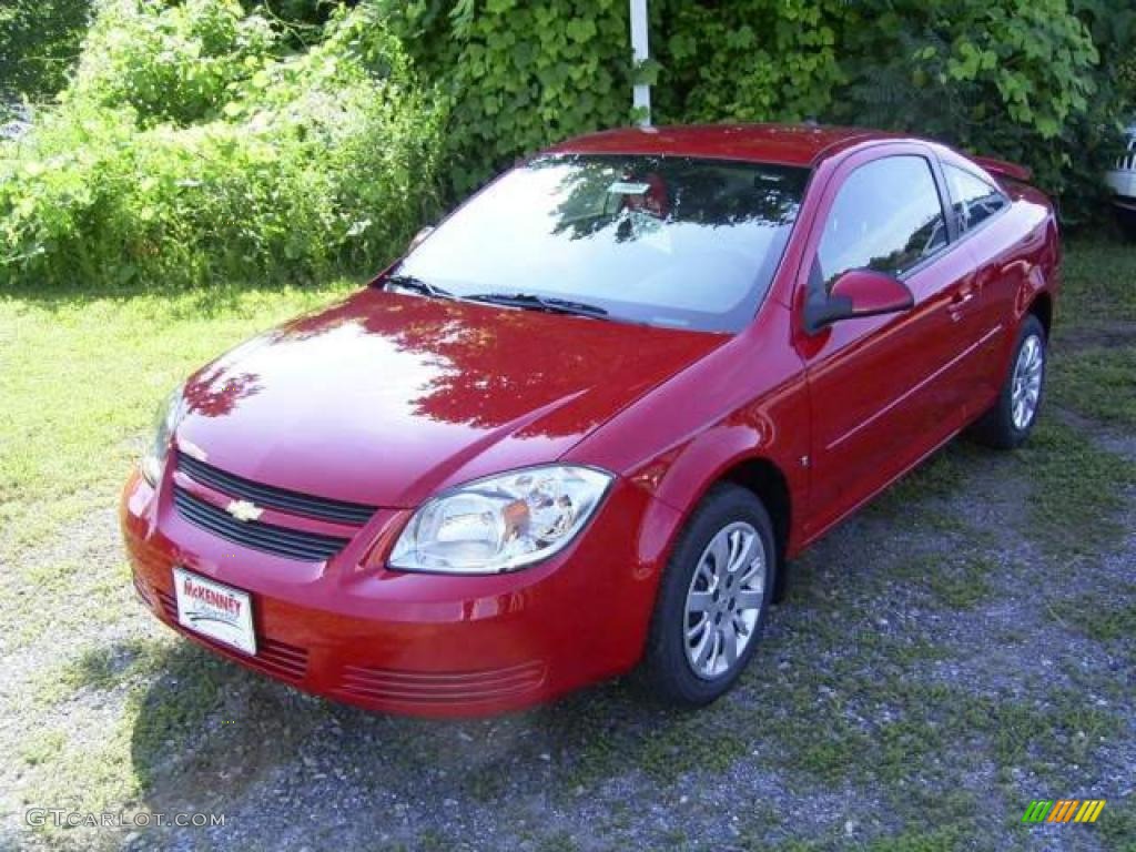 2009 Cobalt LT Coupe - Victory Red / Ebony photo #1