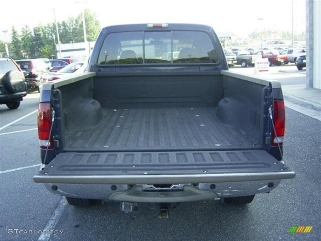 2006 F250 Super Duty King Ranch Crew Cab 4x4 - True Blue Metallic / Castano Brown Leather photo #7