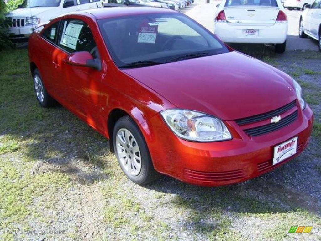 2009 Cobalt LT Coupe - Victory Red / Ebony photo #7