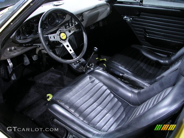 Black Interior 1972 Ferrari Dino 246 GTS Photo #175618