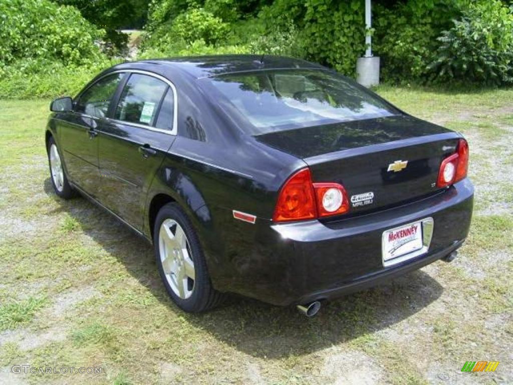 2009 Malibu LT Sedan - Black Granite Metallic / Ebony photo #4