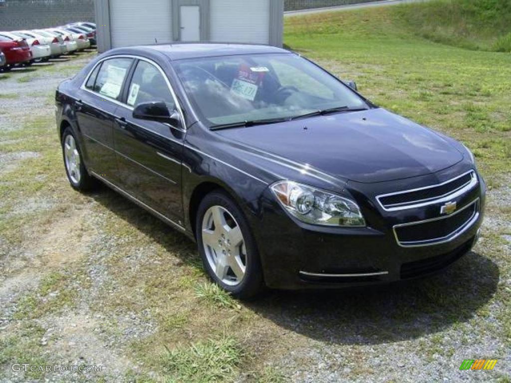 2009 Malibu LT Sedan - Black Granite Metallic / Ebony photo #9