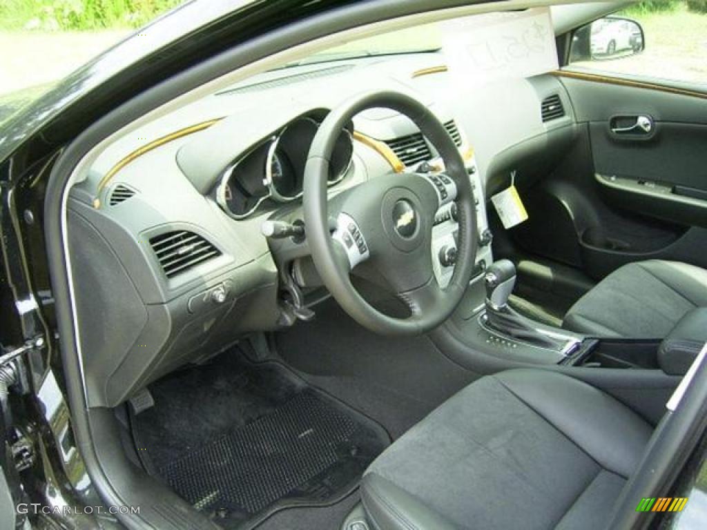 2009 Malibu LT Sedan - Black Granite Metallic / Ebony photo #25