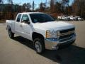 Summit White - Silverado 2500HD LT Extended Cab Photo No. 6