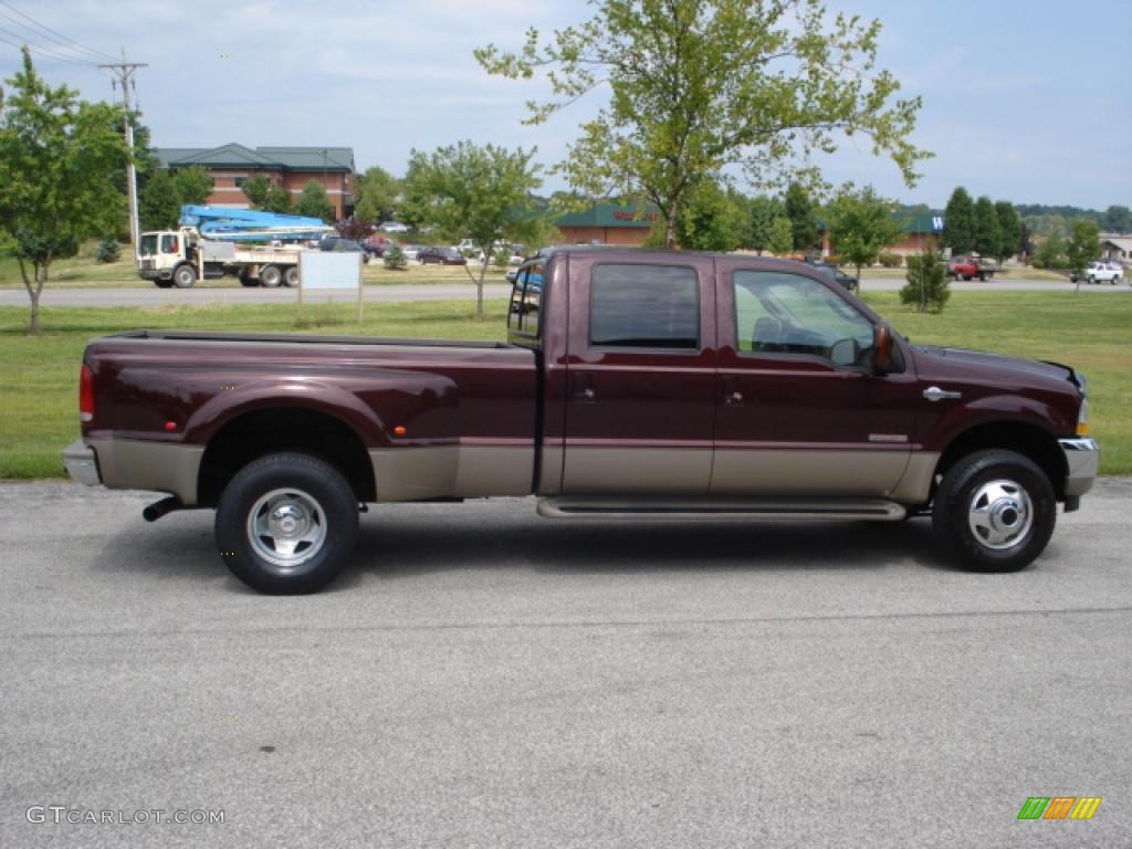 2004 F350 Super Duty King Ranch Crew Cab 4x4 Dually - Chestnut Brown Metallic / Castano Brown Leather photo #2