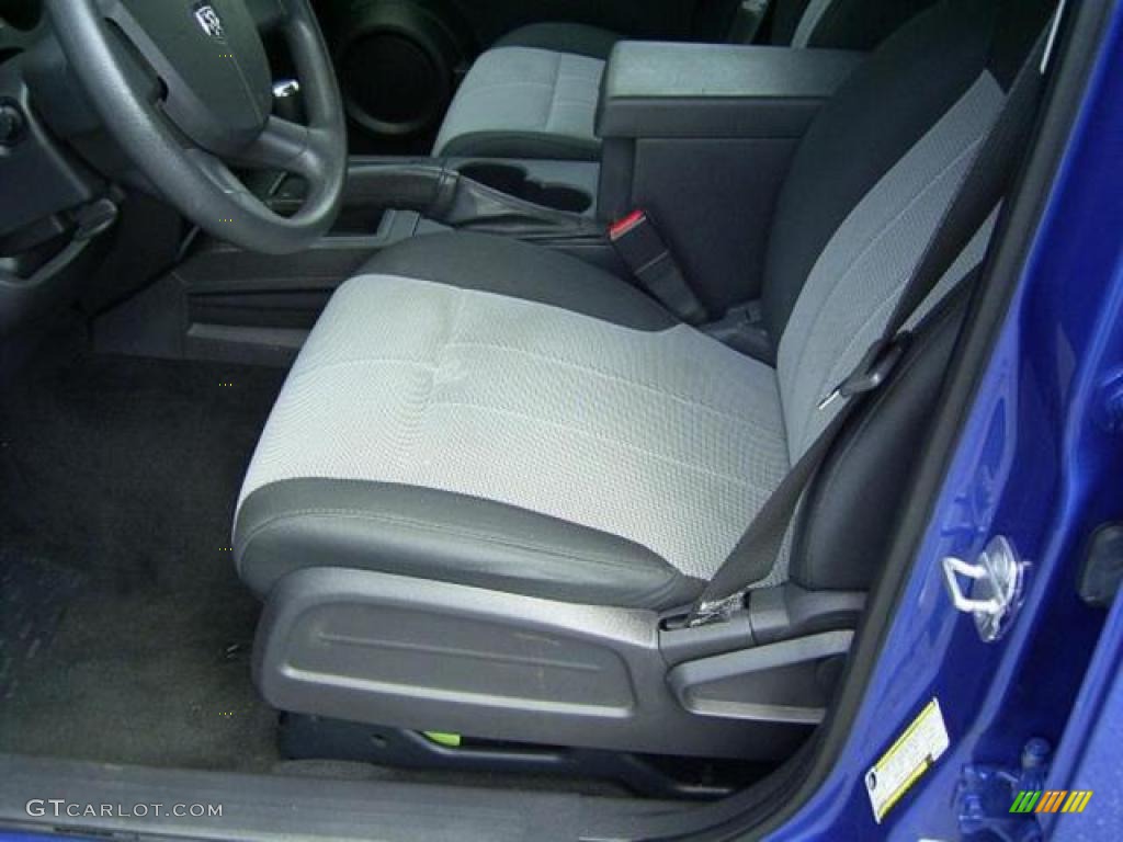 2007 Nitro SXT - Electric Blue Pearl / Dark Slate Gray/Light Slate Gray photo #5