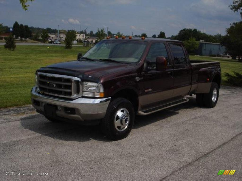 2004 F350 Super Duty King Ranch Crew Cab 4x4 Dually - Chestnut Brown Metallic / Castano Brown Leather photo #4