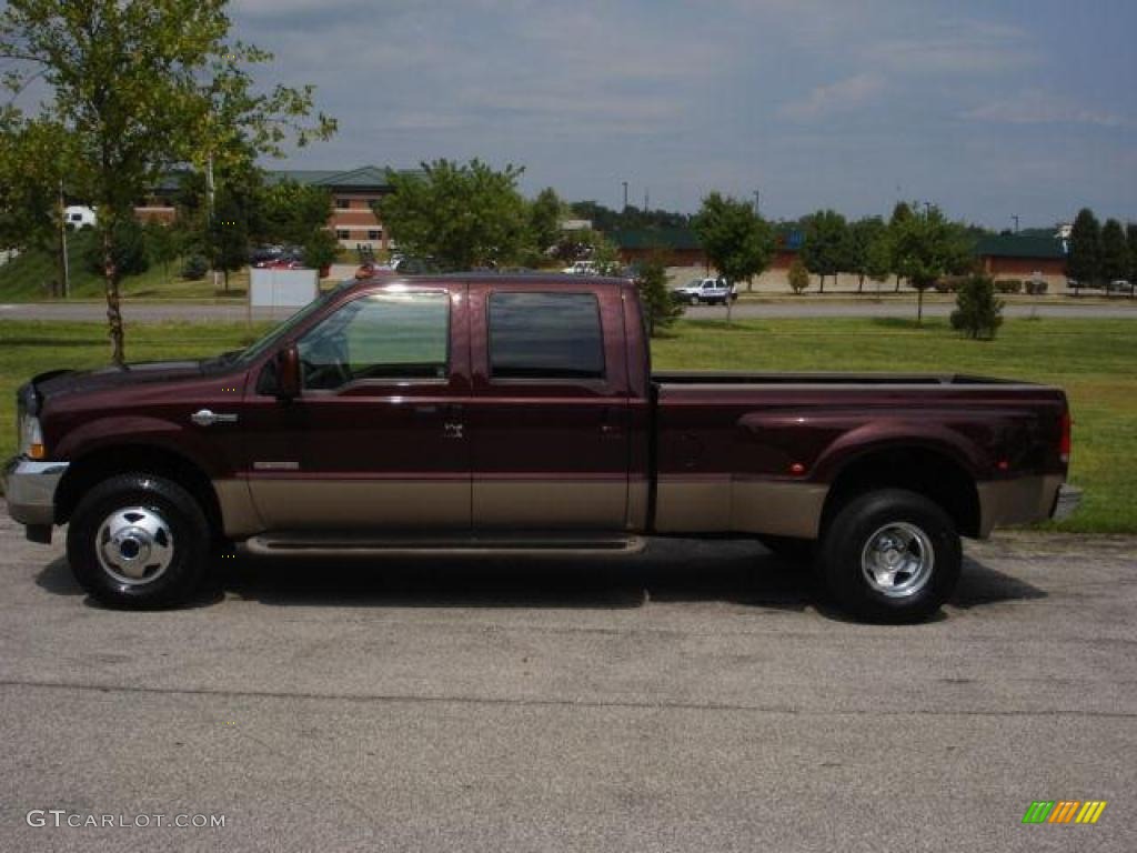 2004 F350 Super Duty King Ranch Crew Cab 4x4 Dually - Chestnut Brown Metallic / Castano Brown Leather photo #5