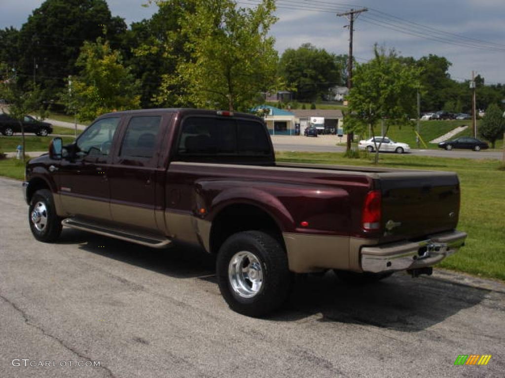 2004 F350 Super Duty King Ranch Crew Cab 4x4 Dually - Chestnut Brown Metallic / Castano Brown Leather photo #6