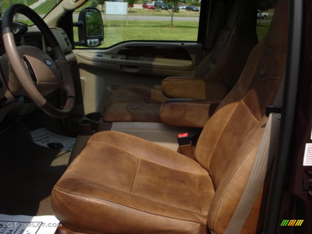 2004 F350 Super Duty King Ranch Crew Cab 4x4 Dually - Chestnut Brown Metallic / Castano Brown Leather photo #7