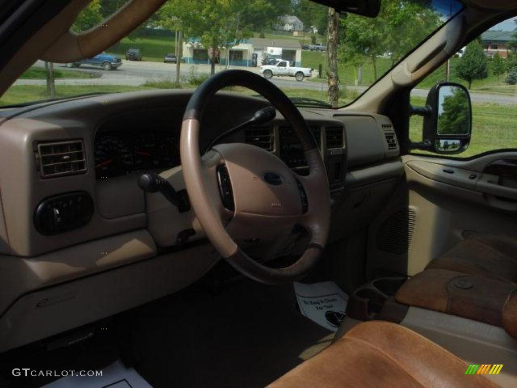 2004 F350 Super Duty King Ranch Crew Cab 4x4 Dually - Chestnut Brown Metallic / Castano Brown Leather photo #8