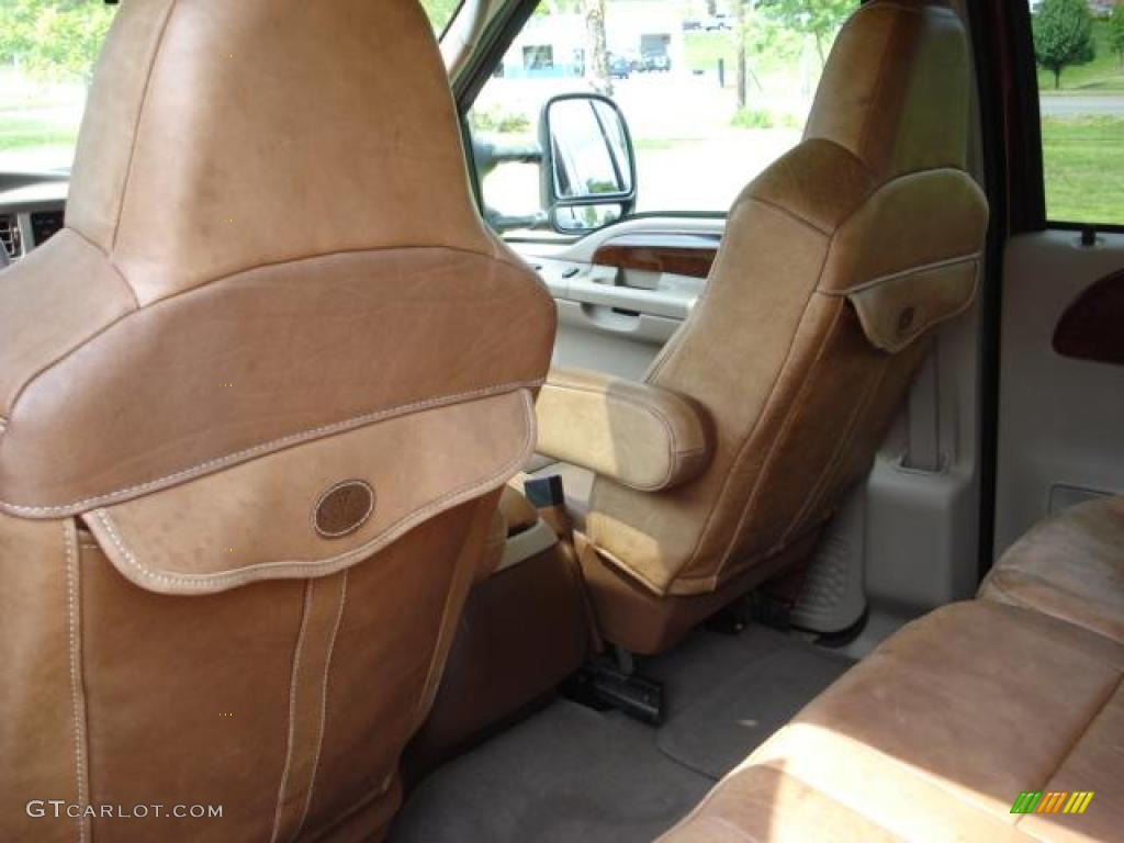 2004 F350 Super Duty King Ranch Crew Cab 4x4 Dually - Chestnut Brown Metallic / Castano Brown Leather photo #32
