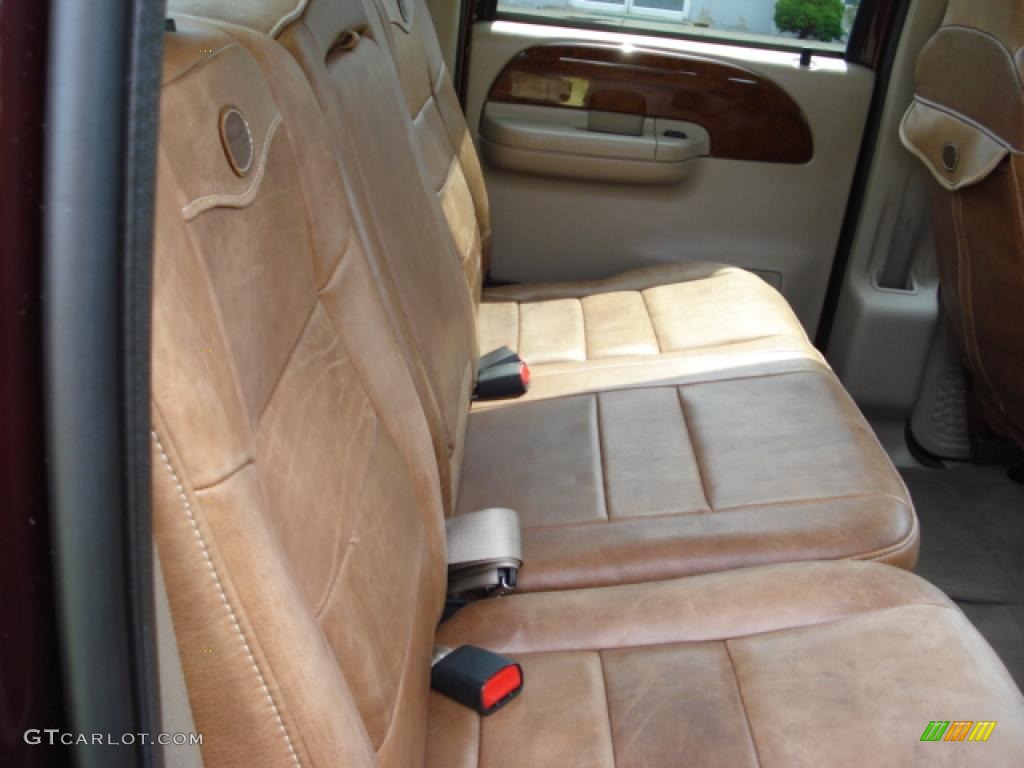 2004 F350 Super Duty King Ranch Crew Cab 4x4 Dually - Chestnut Brown Metallic / Castano Brown Leather photo #34