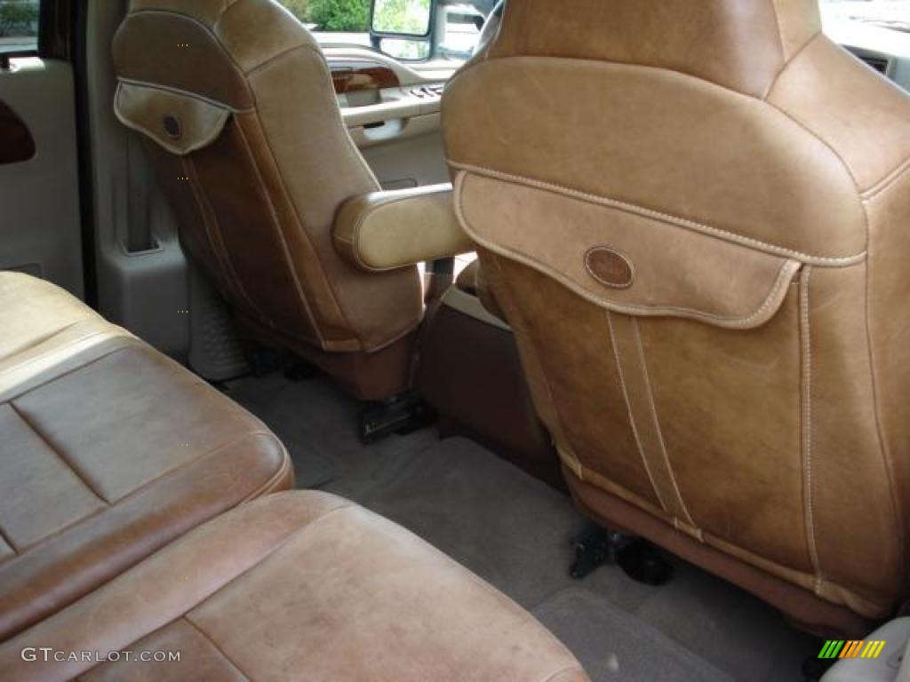 2004 F350 Super Duty King Ranch Crew Cab 4x4 Dually - Chestnut Brown Metallic / Castano Brown Leather photo #35