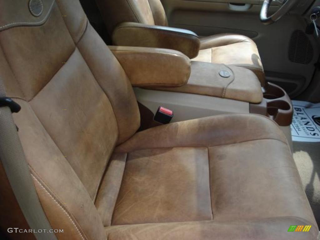 2004 F350 Super Duty King Ranch Crew Cab 4x4 Dually - Chestnut Brown Metallic / Castano Brown Leather photo #37