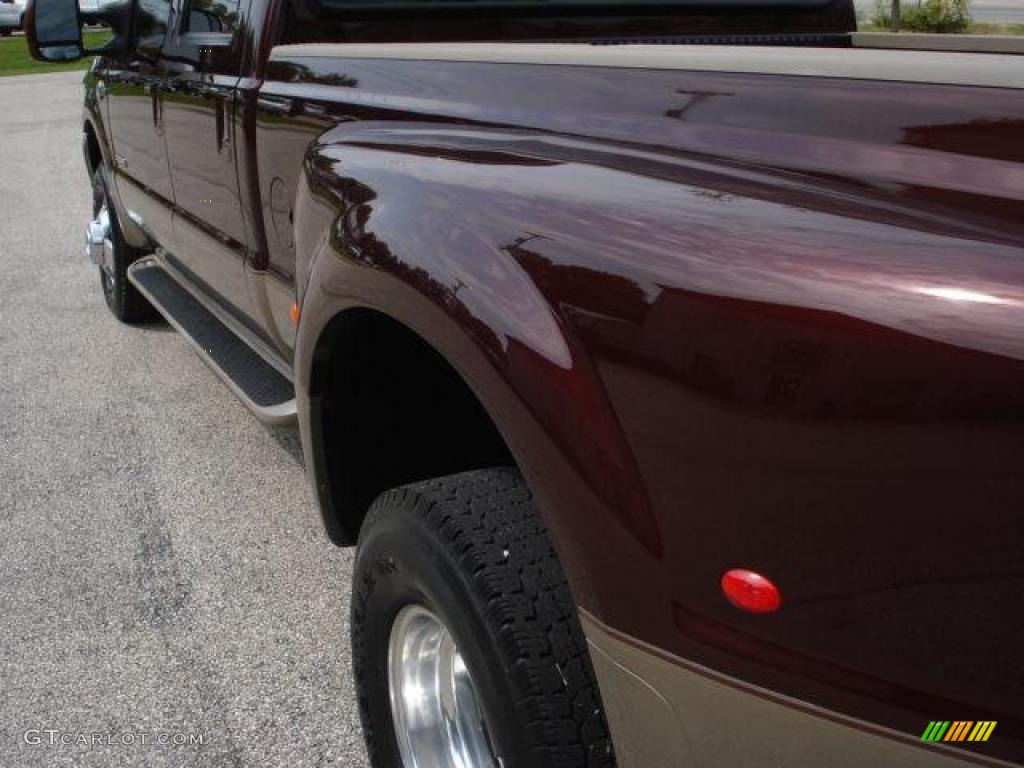 2004 F350 Super Duty King Ranch Crew Cab 4x4 Dually - Chestnut Brown Metallic / Castano Brown Leather photo #42
