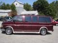 2004 Berry Red Metallic Chevrolet Express 1500 LS Passenger Conversion Van  photo #5