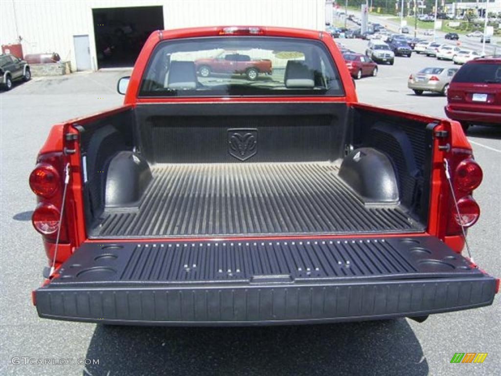 2007 Ram 1500 ST Regular Cab - Flame Red / Medium Slate Gray photo #7