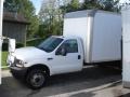 2004 Oxford White Ford F450 Super Duty XL Regular Cab Chassis Moving Truck  photo #3