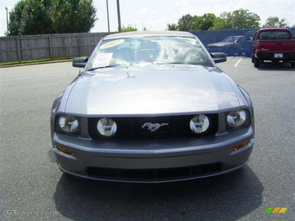 2007 Mustang GT Premium Convertible - Tungsten Grey Metallic / Dark Charcoal photo #12