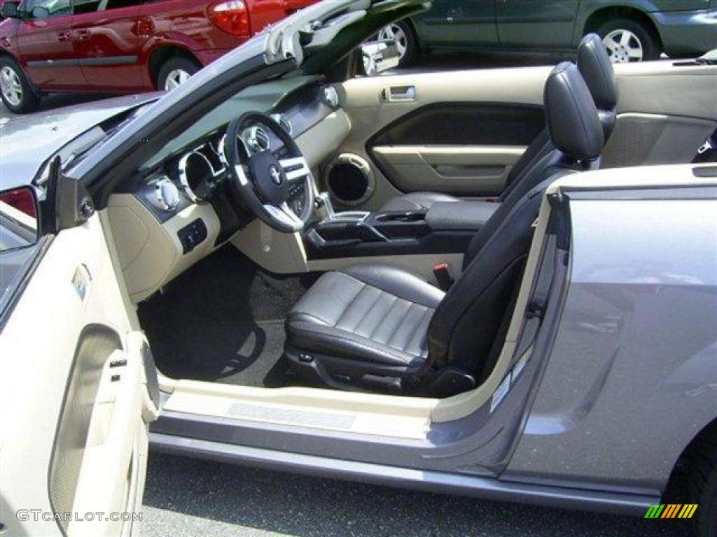 2007 Mustang GT Premium Convertible - Tungsten Grey Metallic / Dark Charcoal photo #31