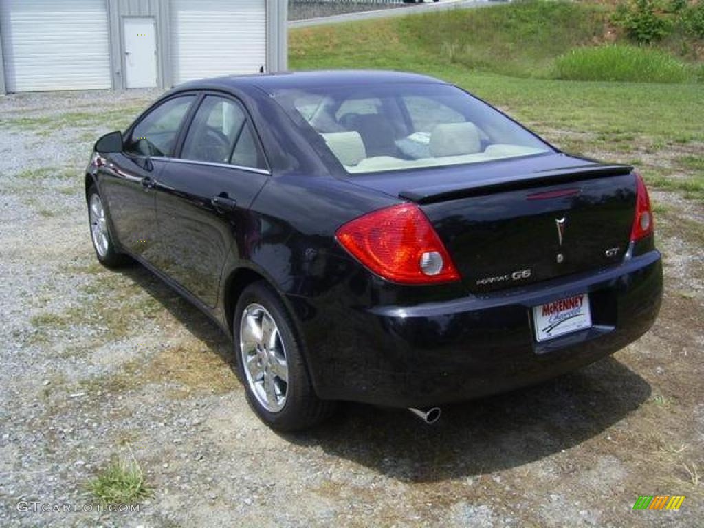 2009 G6 GT Sedan - Carbon Black Metallic / Light Taupe photo #4