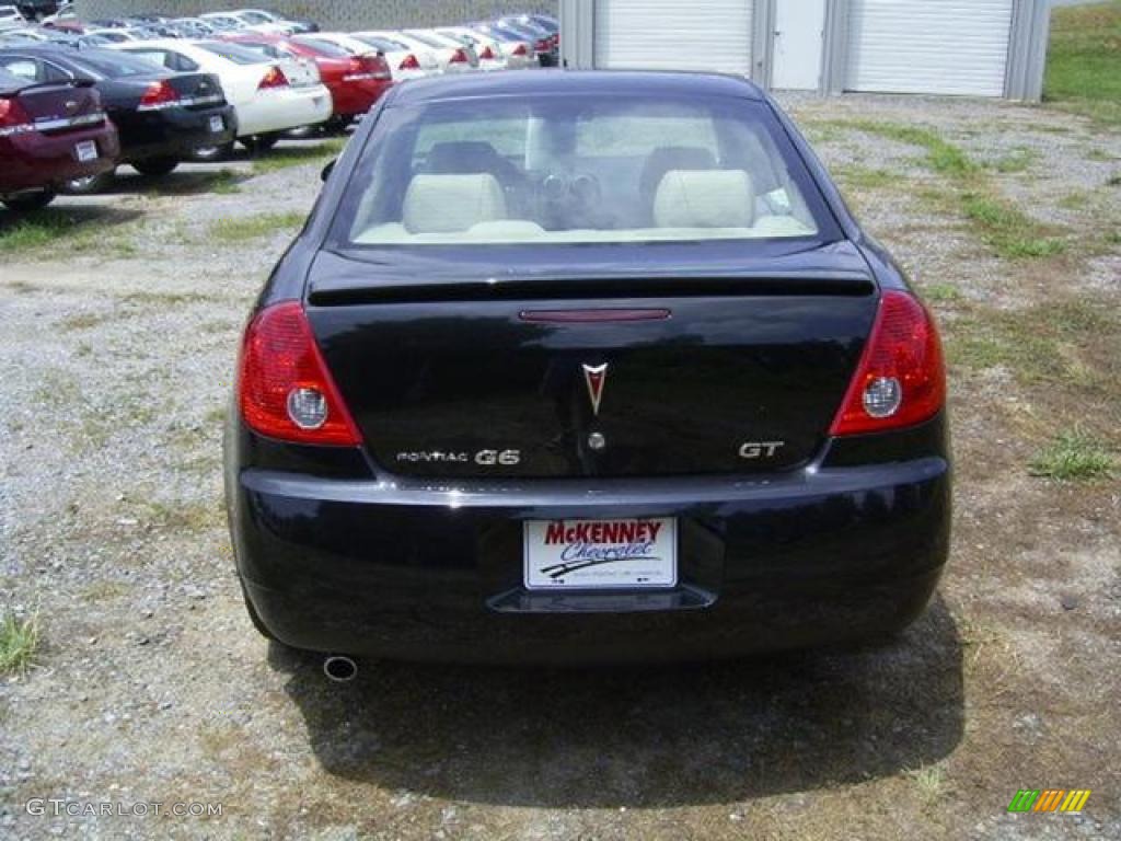 2009 G6 GT Sedan - Carbon Black Metallic / Light Taupe photo #5