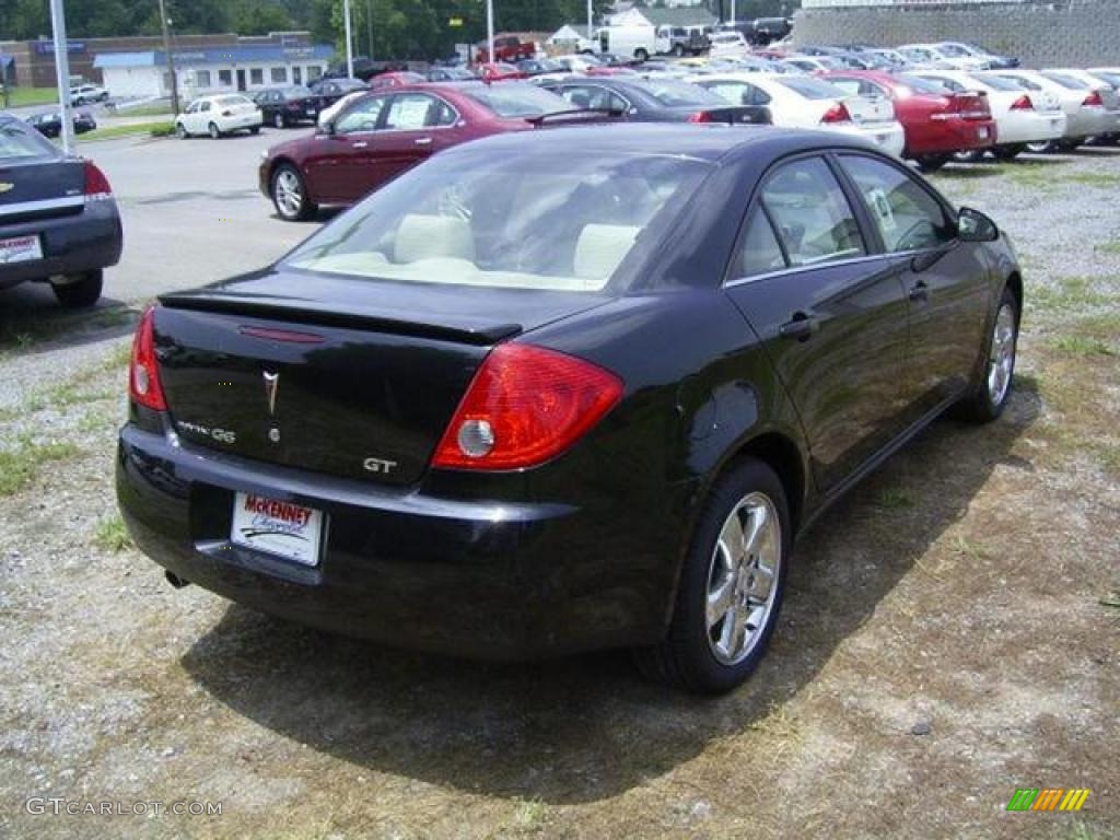 2009 G6 GT Sedan - Carbon Black Metallic / Light Taupe photo #6