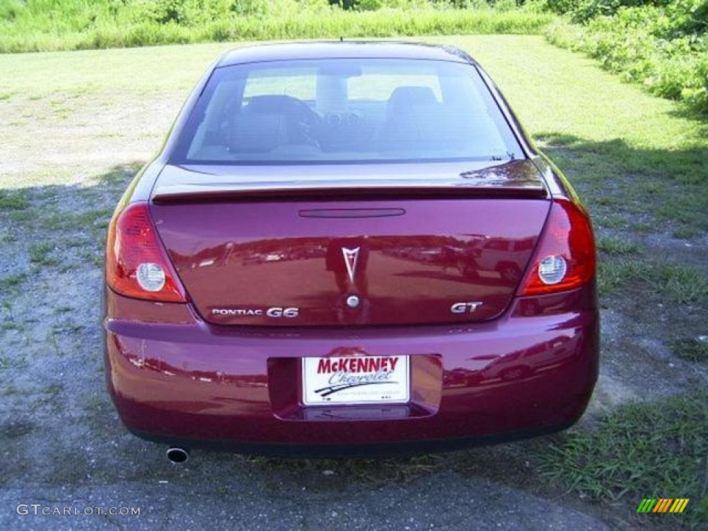 2009 G6 GT Sedan - Performance Red Metallic / Ebony photo #5