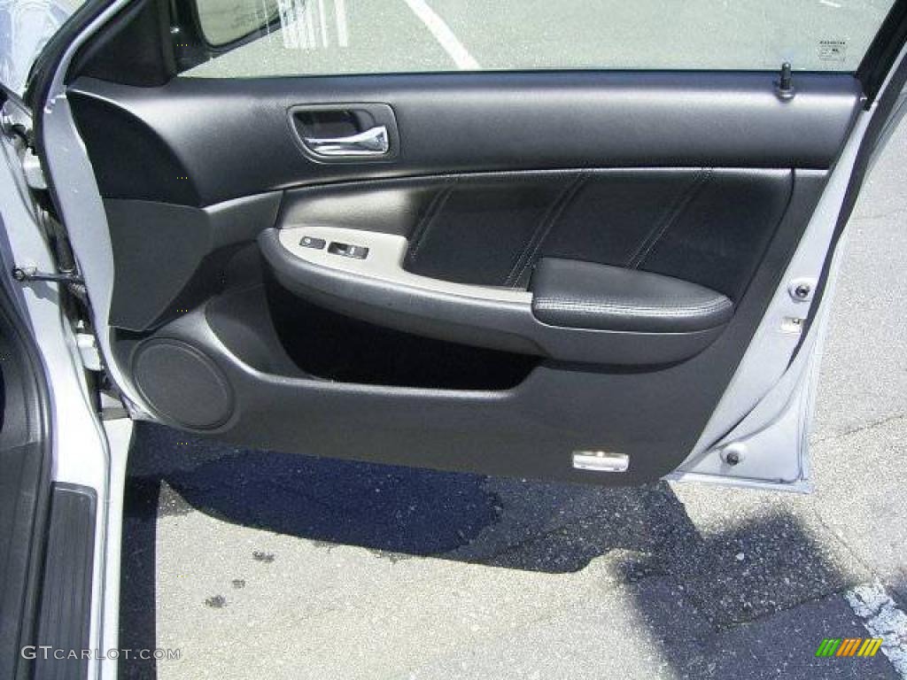 2005 Accord EX-L V6 Sedan - Satin Silver Metallic / Black photo #25