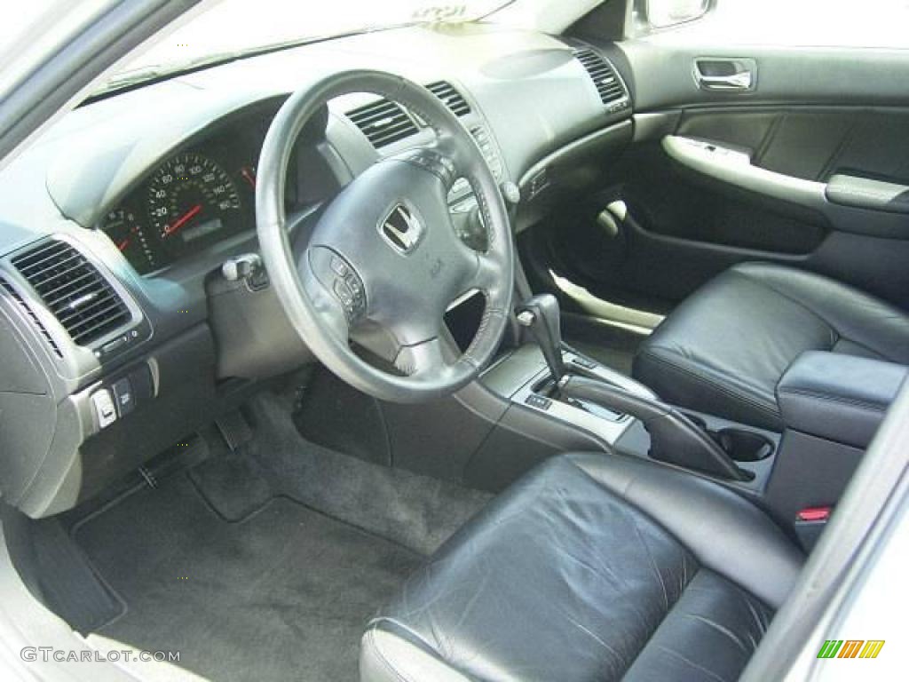 2005 Accord EX-L V6 Sedan - Satin Silver Metallic / Black photo #39