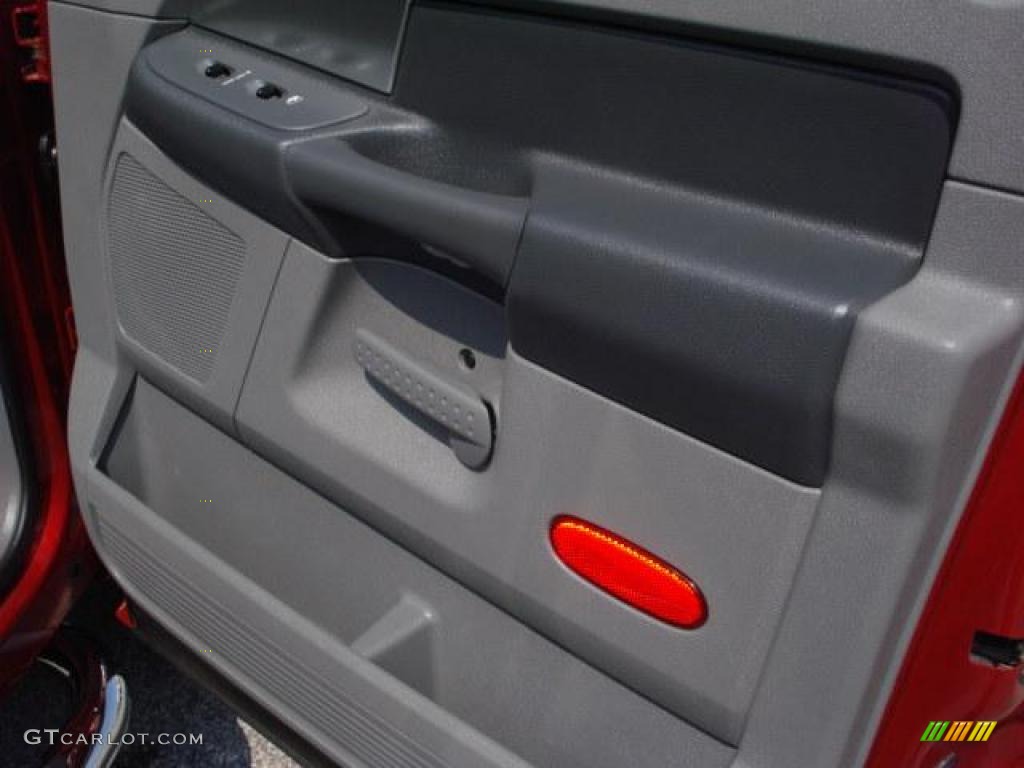 2007 Ram 1500 Big Horn Edition Quad Cab 4x4 - Inferno Red Crystal Pearl / Medium Slate Gray photo #34