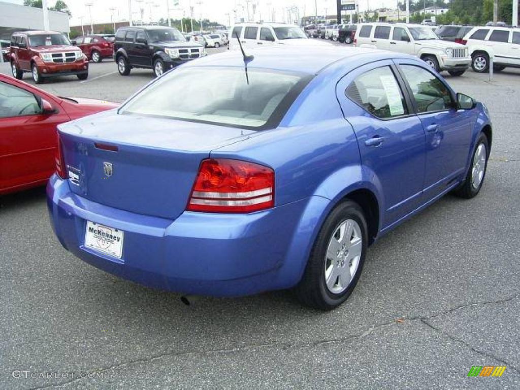 2008 Avenger SE - Marathon Blue Pearl / Dark Slate Gray/Light Slate Gray photo #3