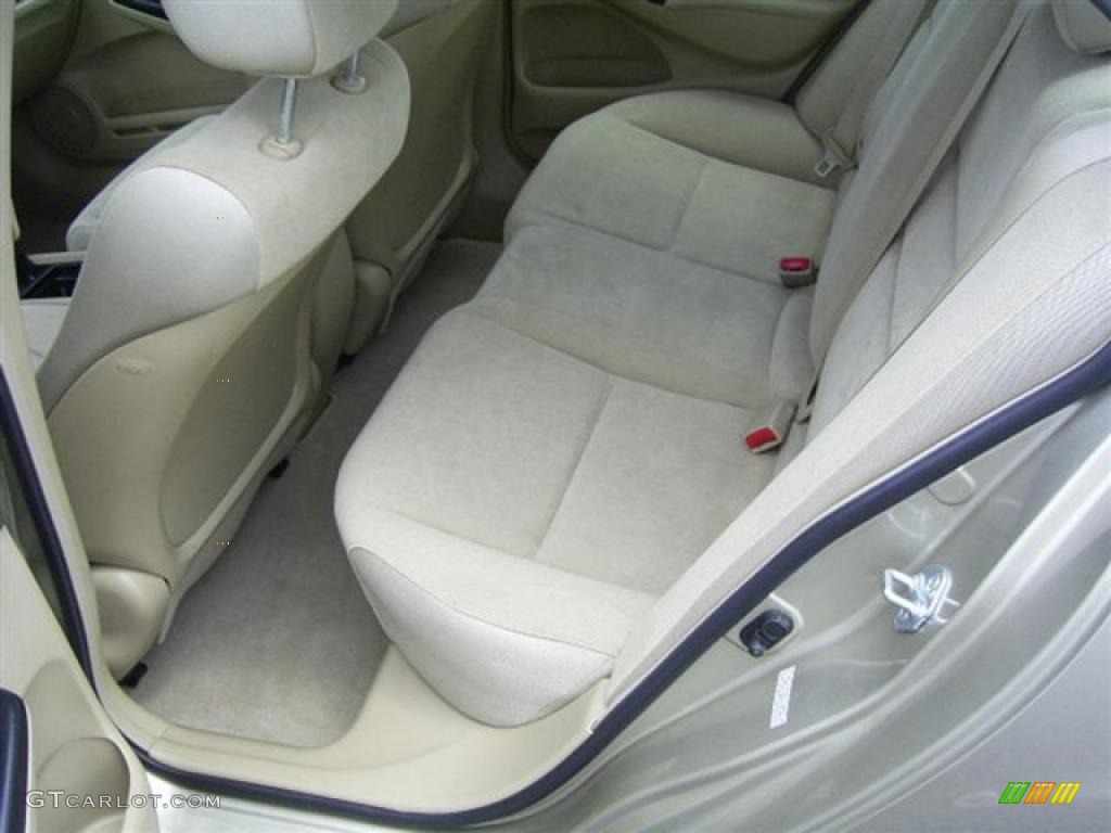 2008 Civic LX Sedan - Borrego Beige Metallic / Ivory photo #9