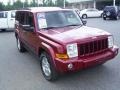 2006 Inferno Red Pearl Jeep Commander 4x4  photo #4