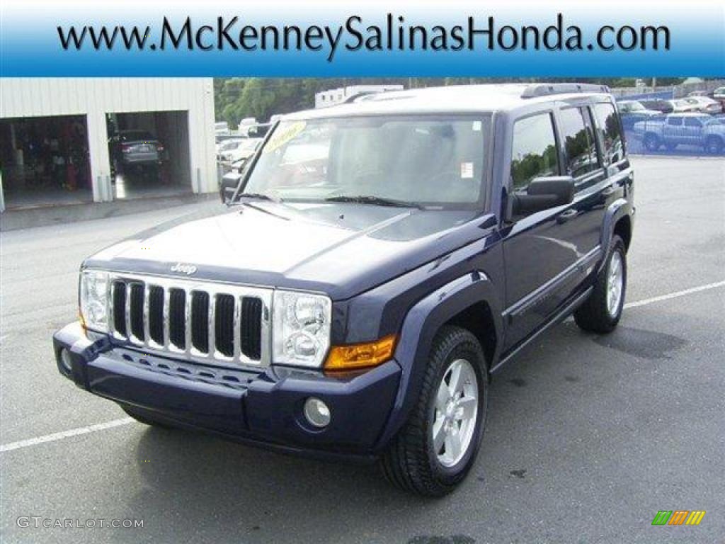 2006 Commander 4x4 - Midnight Blue Pearl / Medium Slate Gray photo #1
