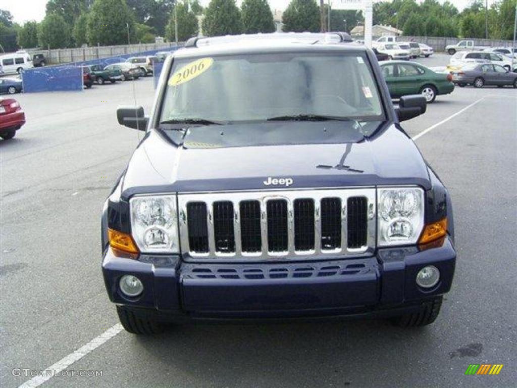 2006 Commander 4x4 - Midnight Blue Pearl / Medium Slate Gray photo #12
