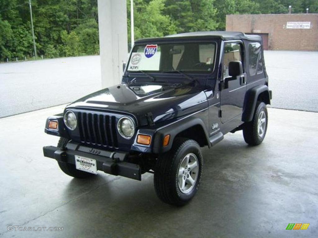 Midnight Blue Pearl Jeep Wrangler