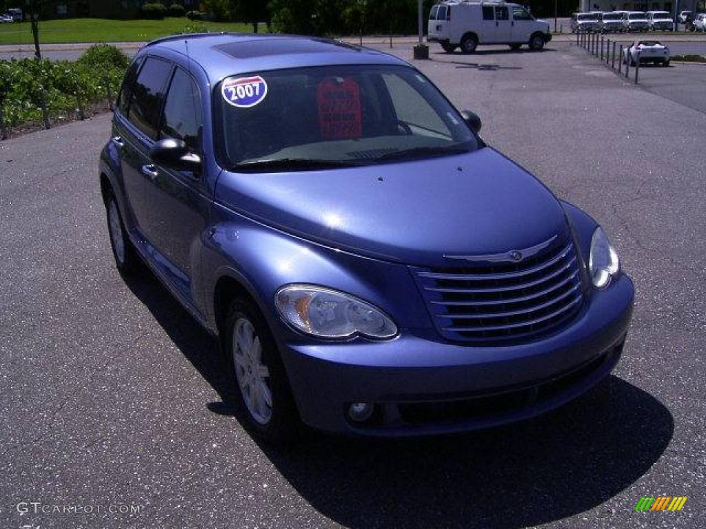 2007 PT Cruiser Limited - Marine Blue Pearl / Pastel Slate Gray photo #5