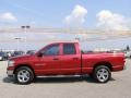 2007 Inferno Red Crystal Pearl Dodge Ram 1500 Big Horn Edition Quad Cab  photo #6