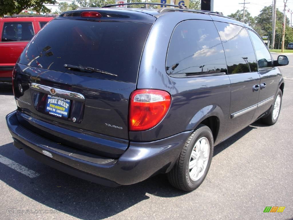 2007 Town & Country Touring - Modern Blue Pearl / Medium Slate Gray photo #4