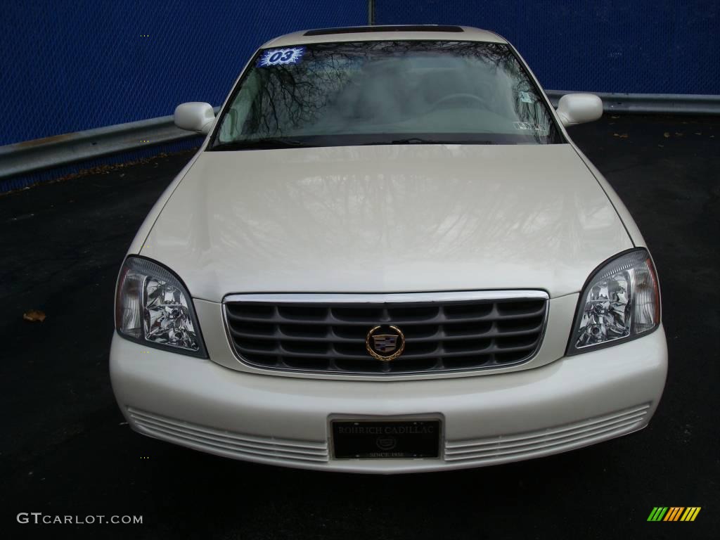 2003 DeVille Sedan - White Diamond / Neutral Shale Beige photo #7