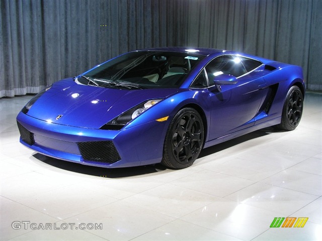 2004 Gallardo Coupe E-Gear - Blu Caelum / Avorio Lilium photo #1