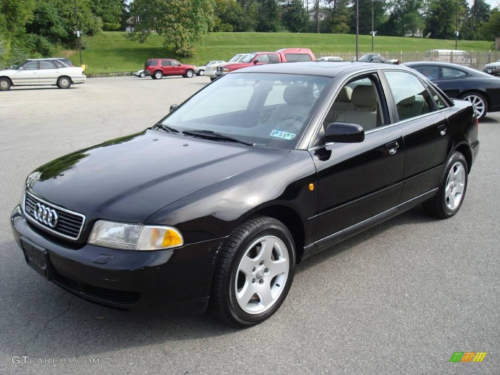 1999 A4 2.8 quattro Sedan - Brilliant Black / Ecru photo #1